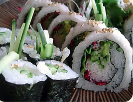 Sushi Time Vegetarian Rolls
